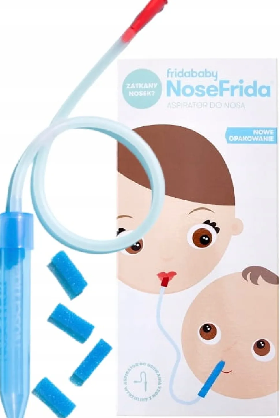 Nosefrida aspirator do nosa na katarek + 4 filtry frida