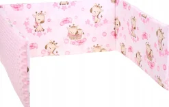 Ochraniacz do łóżeczka minky 120x60 na szczebelki 180x30cm Babymam