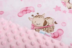 Ochraniacz do łóżeczka minky 120x60 na szczebelki 180x30cm Babymam