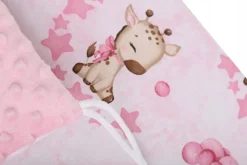 Ochraniacz do łóżeczka minky 120x60 na szczebelki 180x30cm Babymam
