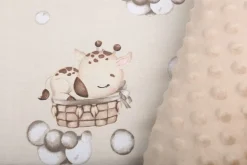 Ochraniacz do łóżeczka minky 120x60 na szczebelki 180x30cm Babymam