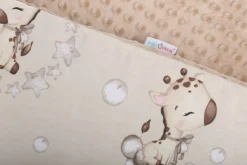 Ochraniacz do łóżeczka minky 120x60 na szczebelki 180x30cm Babymam