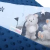 Ochraniacz do łóżeczka minky 120x60 na szczebelki 180x30cm Babymam