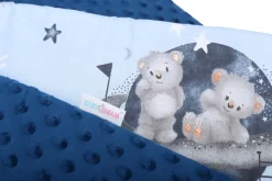 Ochraniacz do łóżeczka minky 120x60 na szczebelki 180x30cm Babymam