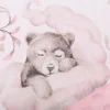 Ochraniacz do łóżeczka minky 120x60 na szczebelki 180x30cm Babymam