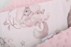 Ochraniacz do łóżeczka minky 120x60 na szczebelki 180x30cm Babymam