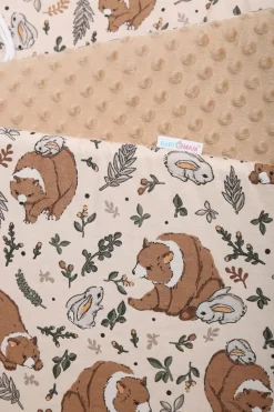 Ochraniacz do łóżeczka minky 120x60 na szczebelki 180x30cm Babymam