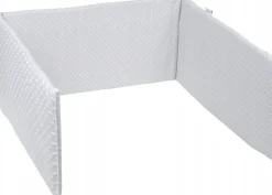 Ochraniacz do łóżeczka minky 120x60 na szczebelki 180x30cm Babymam