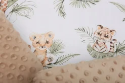 Ochraniacz do łóżeczka minky 120x60 na szczebelki 180x30cm Babymam