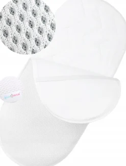 Ochraniacz na materac 75x35 do wózka wodoodporny oddychający 3D AIR Babymam