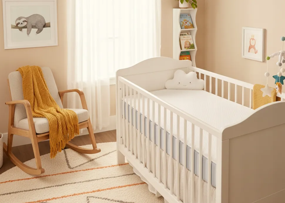 Ochraniacz podkład na materac 120X60 wodoodporny oddychający 3D Air Flow Babymam
