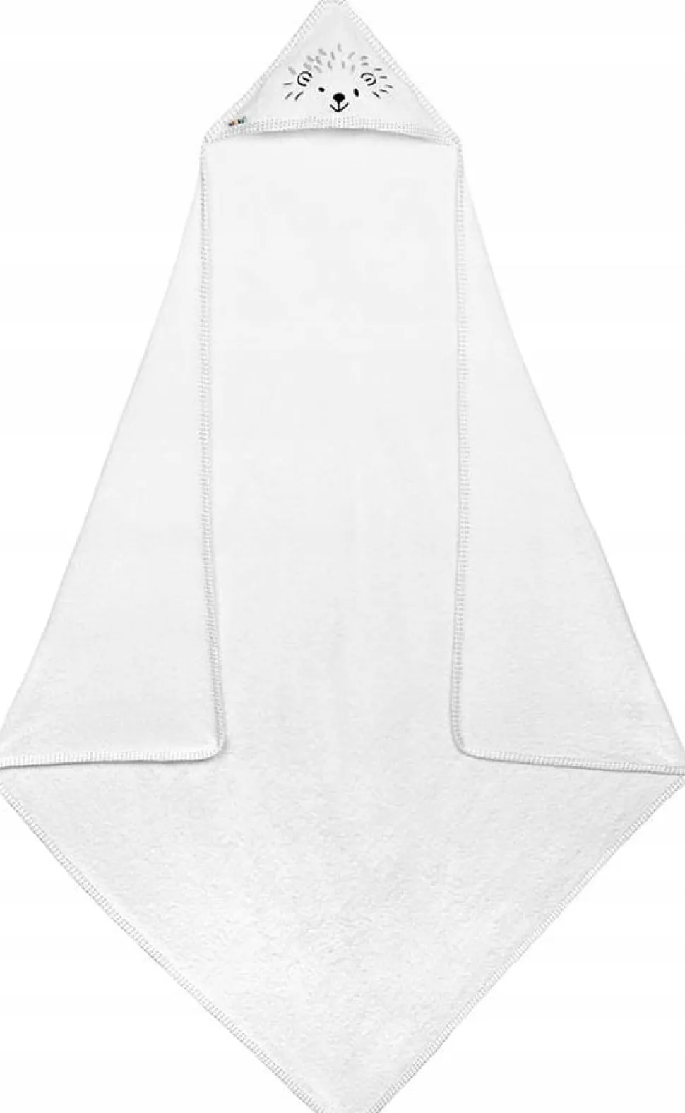 Okrycie kąpielowe z kapturem ręcznik kąpielowy frotte 100x100cm Akuku
