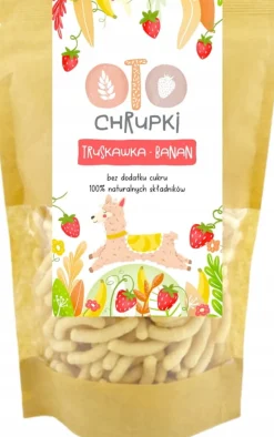 Otolandia chrupki naturalne truskawka banan orkiszowe bez cukru 25g