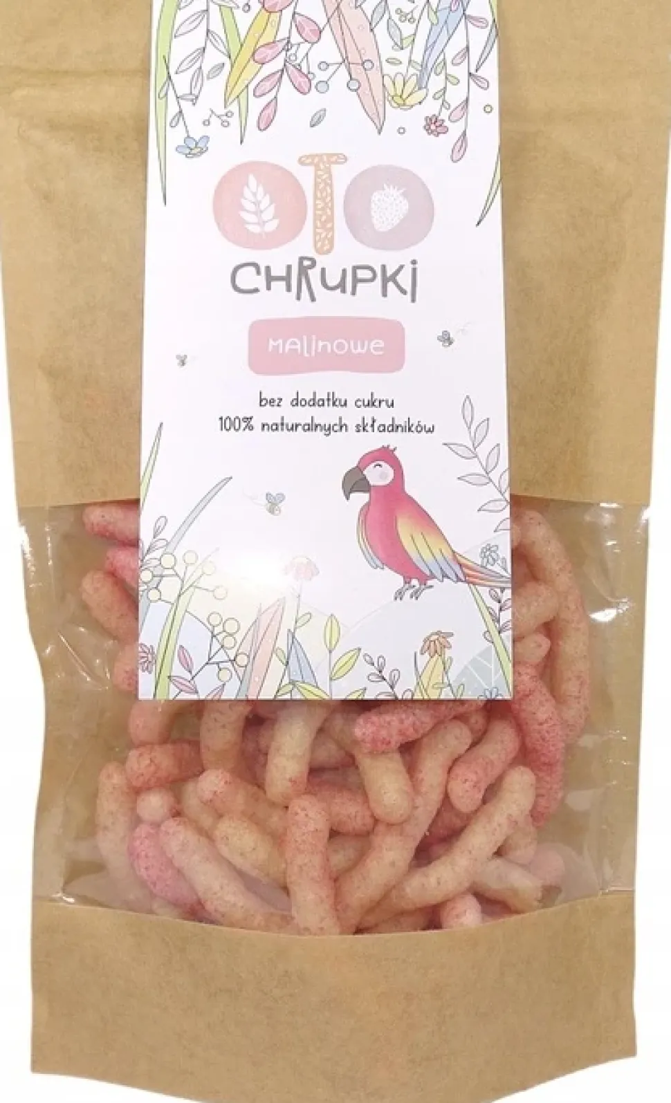 Otolandia chrupki pałeczki naturalne malinowe 25g