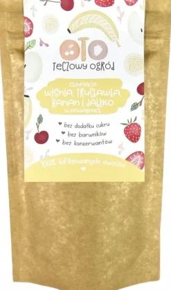 Otolandia owoce liofilizowane banan wiśnia mix 20g