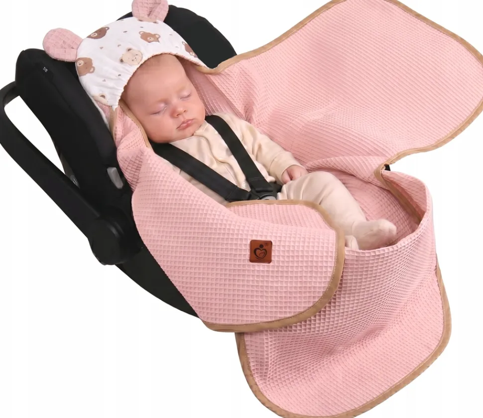Otulacz do fotelika wózka nosidełka zapinany oddychający 3D AIR 3w1 Babymam
