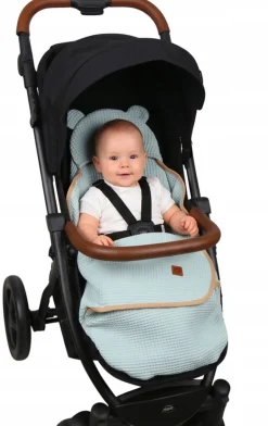 Otulacz do fotelika wózka nosidełka zapinany oddychający 3D AIR 3w1 Babymam