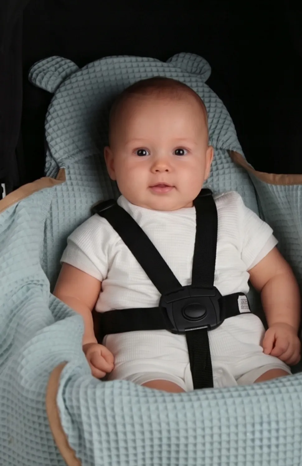 Otulacz do fotelika wózka nosidełka zapinany oddychający 3D AIR 3w1 Babymam