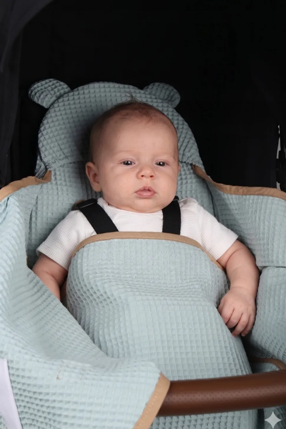 Otulacz do fotelika wózka nosidełka zapinany oddychający 3D AIR 3w1 Babymam