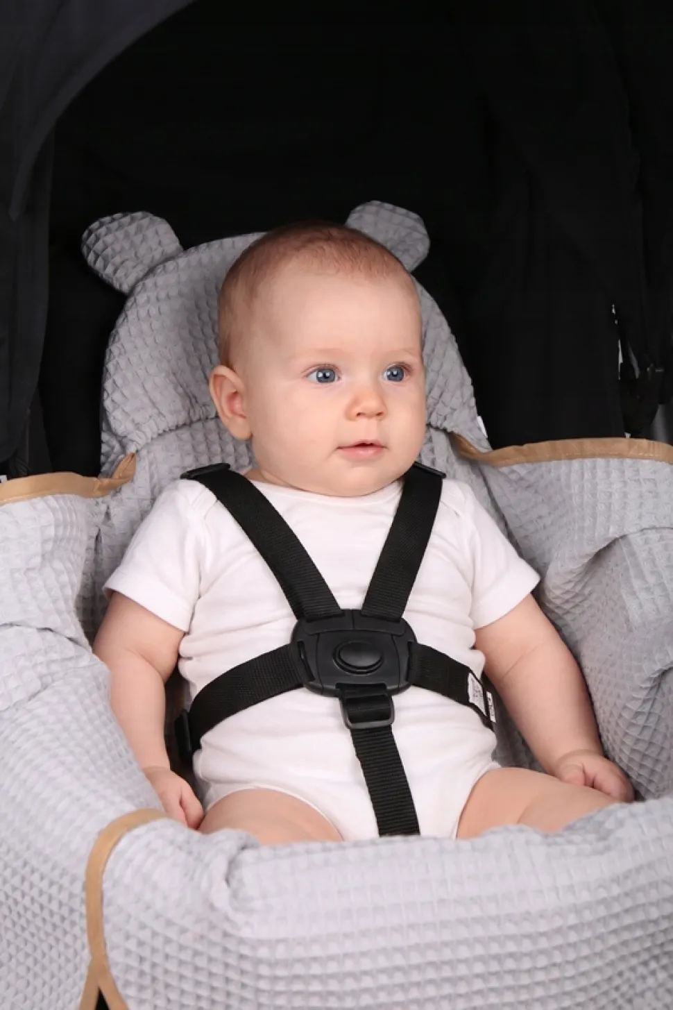 Otulacz do fotelika wózka nosidełka zapinany oddychający 3D AIR 3w1 Babymam