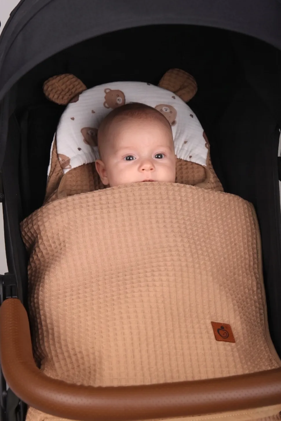 Otulacz do fotelika wózka nosidełka zapinany oddychający 3D AIR 3w1 Babymam