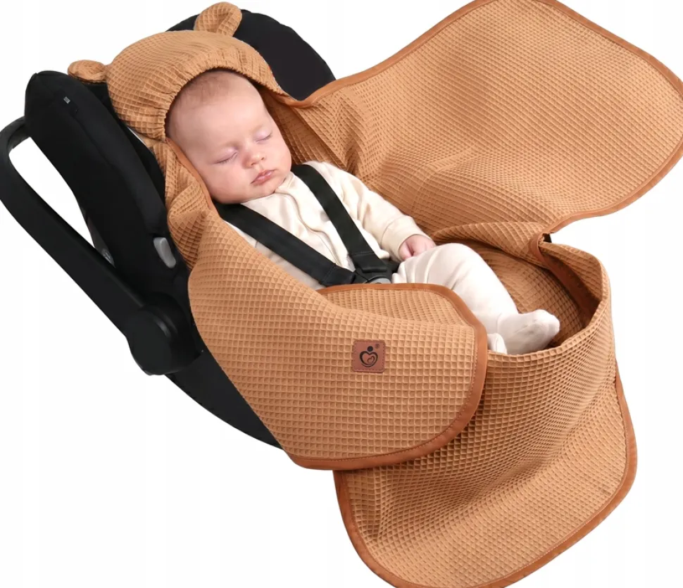Otulacz do fotelika wózka nosidełka zapinany oddychający 3D AIR 3w1 Babymam
