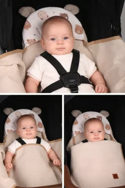 Otulacz do fotelika wózka nosidełka zapinany oddychający 3D AIR 3w1 Babymam