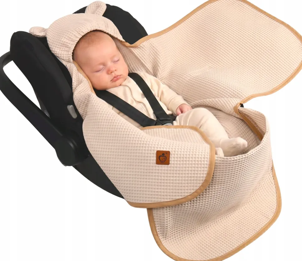 Otulacz do fotelika wózka nosidełka zapinany oddychający 3D AIR 3w1 Babymam