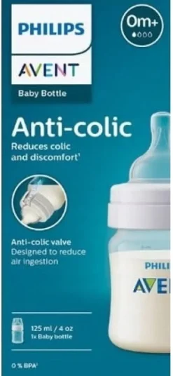 Philips Avent butelka antykolkowa 125ml anti-colic smoczek 0m+