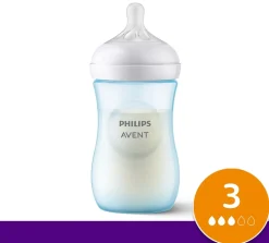 Philips Avent butelka antykolkowa natural response 3 260ml niebieska SCY903/21