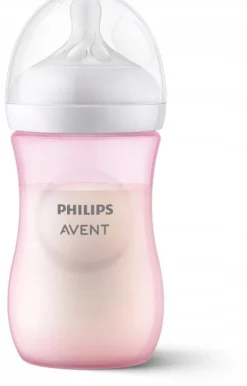 Philips Avent butelka antykolkowa natural 3 response 260ml różowa SCY903/11