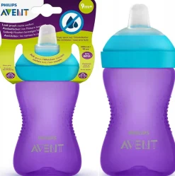 Philips Avent kubek z miękkim ustnikiem 300ml 9m+ fioletowy