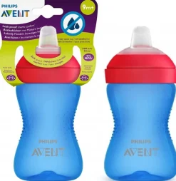 Philips Avent kubek z miękkim ustnikiem 300ml 9m+ niebieski