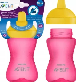 Philips avent kubek z twardym ustnikiem 300ml 18m+ różowy