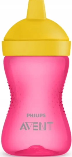 Philips avent kubek z twardym ustnikiem 300ml 18m+ różowy
