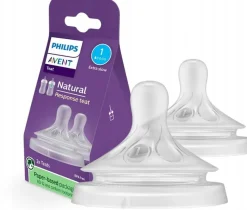 Philips Avent natural response smoczek do butelki 2szt 0m SCY961/02