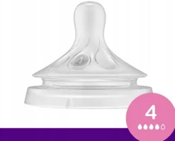 Philips avent natural zestaw smoczków do butelki smoczki response 1m+ 3m+ 6m+