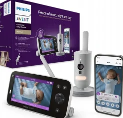Philips Avent niania elektroniczna z kamerą + monitor oddechu SCD973/26