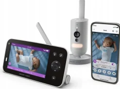 Philips Avent niania elektroniczna z kamerą + monitor oddechu SCD973/26