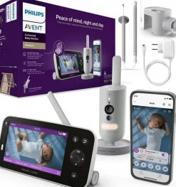 Philips Avent niania elektroniczna z kamerą + monitor oddechu SCD973/26