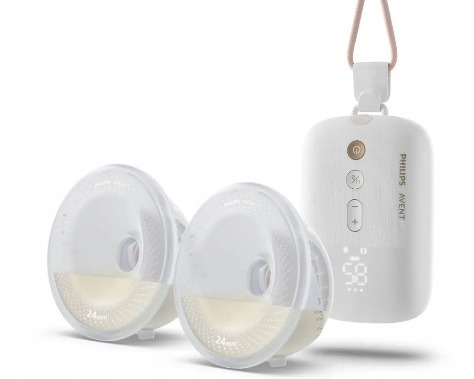 Philips avent podwójny laktator elektryczny samonośny skinsense scf532/11