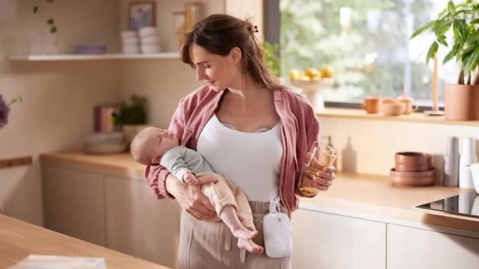 Philips avent podwójny laktator elektryczny samonośny skinsense scf532/11