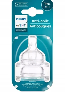 Philips Avent smoczek antykolkowy do butelki anti-colic 3m+ 2szt