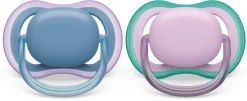 Philips Avent smoczek ultra air 6-18m oddychający + etui