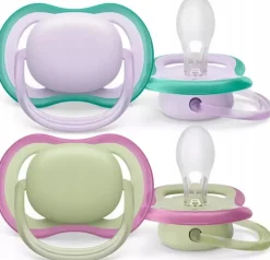 Philips Avent smoczek ultra air 0-6m oddychający + etui