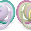 Philips Avent smoczek ultra air 0-6m oddychający + etui
