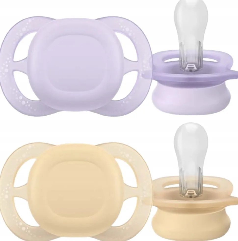 Philips Avent smoczek ultra start day dla noworodka 0-2m + etui 2szt