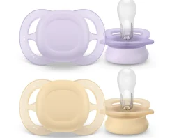 Philips Avent smoczek ultra start day dla noworodka 0-2m + etui 2szt