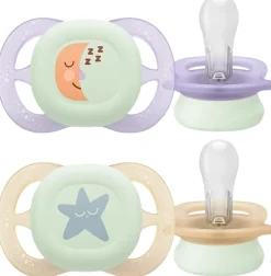 Philips Avent smoczek ultra start day dla noworodka 0-2m + etui 2szt
