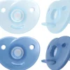 Philips avent smoczek uspokajający gryzak soothie 0-6m + etui